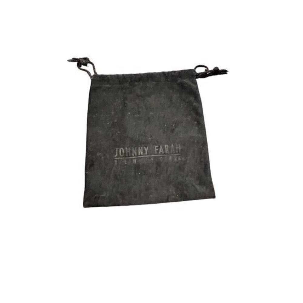 JOHNNY FARAH Velvet Drawstring Dust Bag Purse Handbag‎ Shoes Storage 7.25x8"